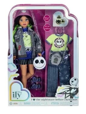 Disney ILY Oogie Boogie Doll Set NIB Glow Outfit Accessories